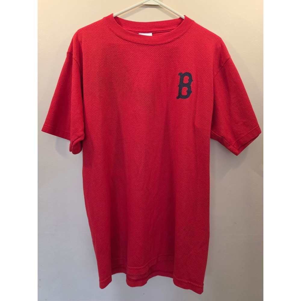 Active by Knights Athletics Boston Red Sox Red Tech Mesh T-Shirt Mens Large